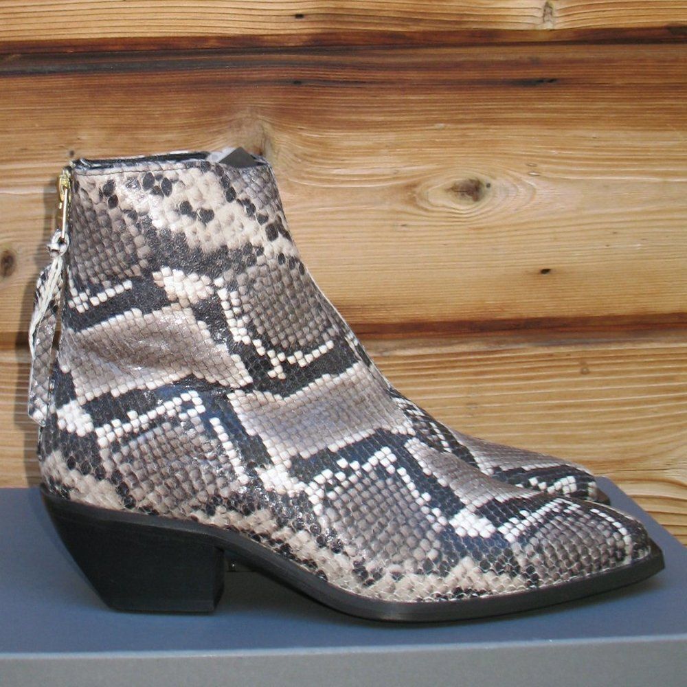 All Saints Lenora womens Leather Boots Booties 9 9.5 - Picture 3 of 11